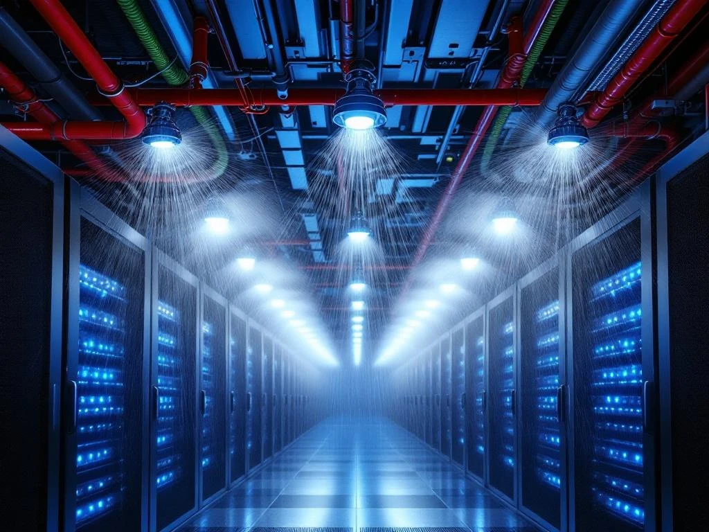 Welke sprinklerinstallatie is geschikt voor datacenters?
