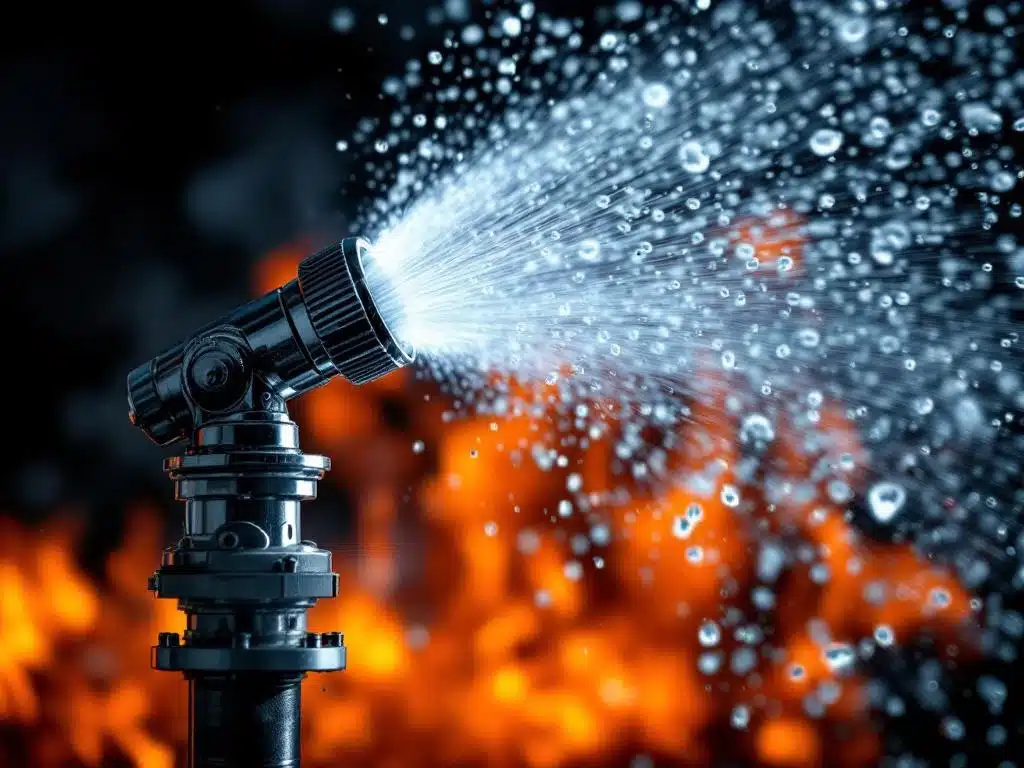 Hoe werkt een sprinklerinstallatie bij brand?