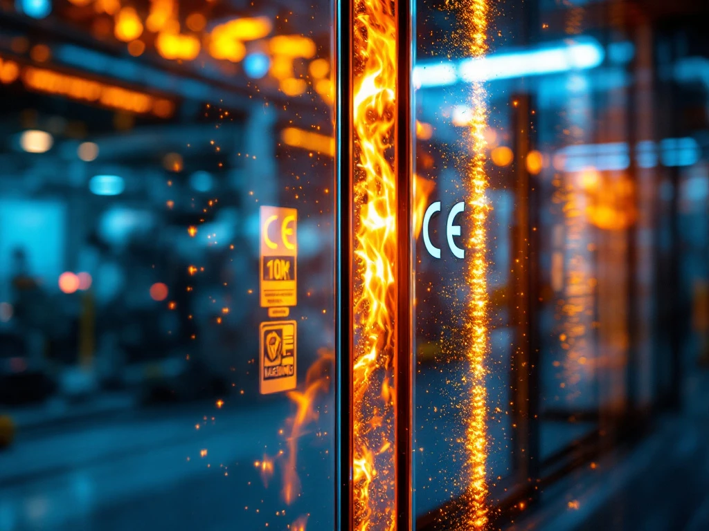 Is CE-markering verplicht voor brandwerend glas?